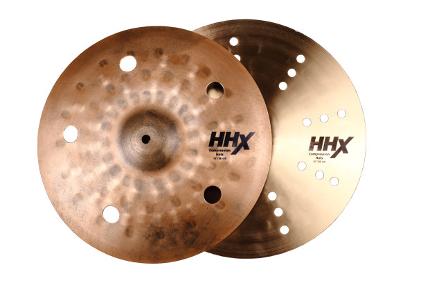 Sabian HHX Compression Hi Hat Cymbal Pair 14" - 11402XNCH|Sabian Cymbals at Drummersuperstore.com