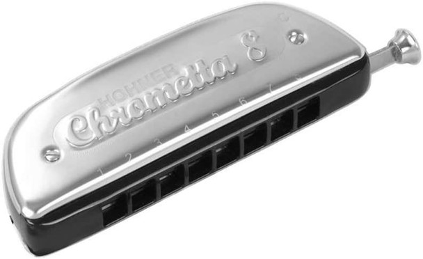 Hohner Chrometta 8, Plastic injection moulded comb, 250-C