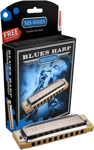 Hohner Blues Harp Harmonica, Doussié wood comb, 532BX-D