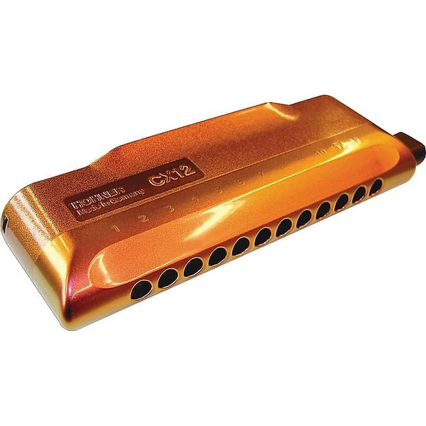 Hohner CX-12 Jazz - Red to Gold Fade, Key of C, 7545J-C