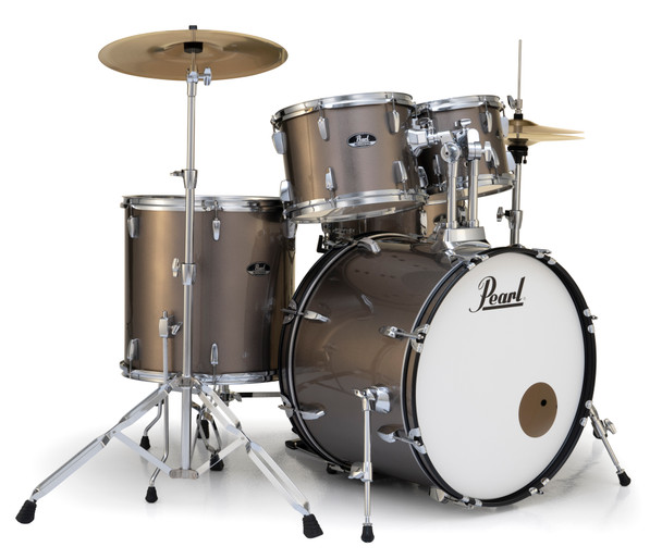 Pearl Roadshow Complete 5pc Drum Set w/Hardware and Cymbals RS525SC/C707 Bronze Metallic