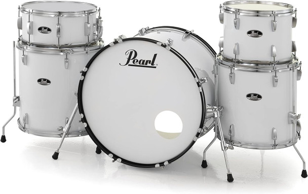 Pearl Roadshow Complete 5pc Drum Set w/Hardware and Cymbals RS525WFC/C33 Pure White