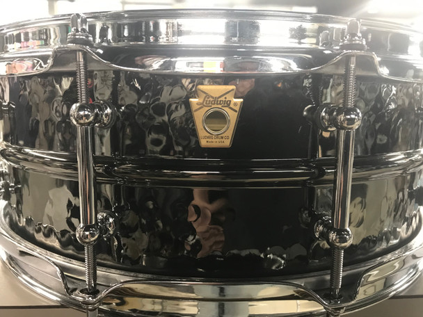 Ludwig 5x14 Hammered Black Beauty Snare Drum