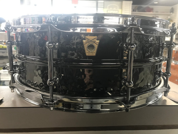 Ludwig 5x14 Hammered Black Beauty Snare Drum