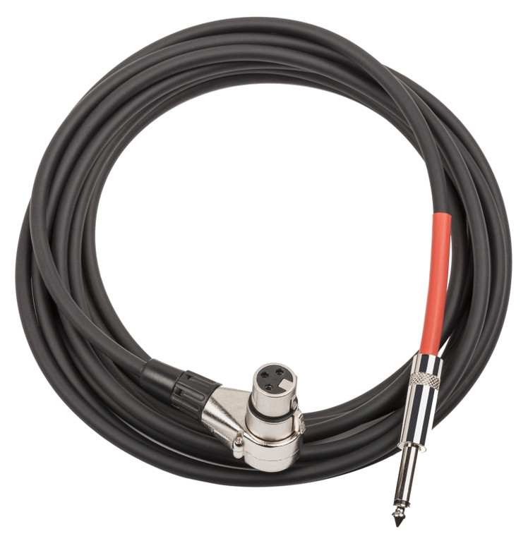 ddrum Right Angle XLR to 1/4 Trigger Cable 6999 RA