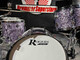2023 Rogers USA Cleveland Series Drum Set 22" 4pc Shell Pack Purple Diamond Pearl - Font View
