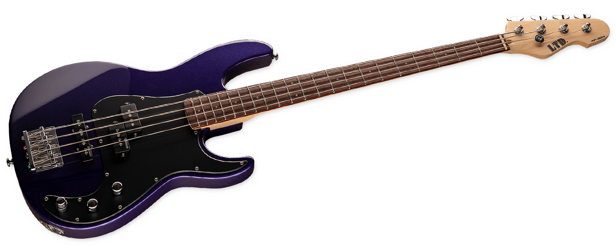 ESP LTD AP-204 Bass Guitar Dark Metallic Purple