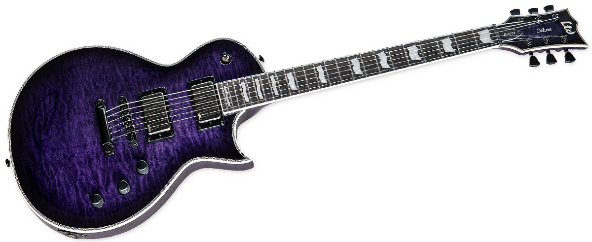 ESP LTD EC-1000 Electric Guitar See Thru Purple Sunburst 