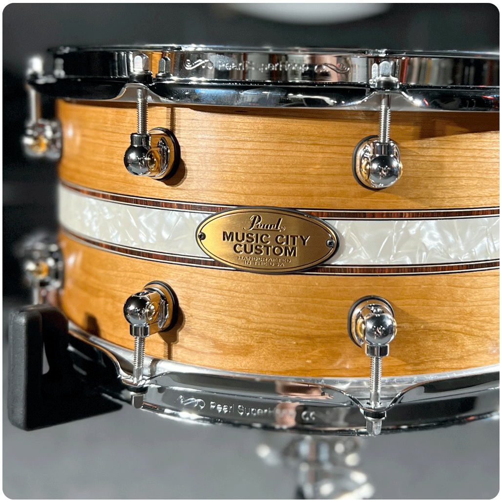 Pearl Music City Custom Cherry Snare Drum