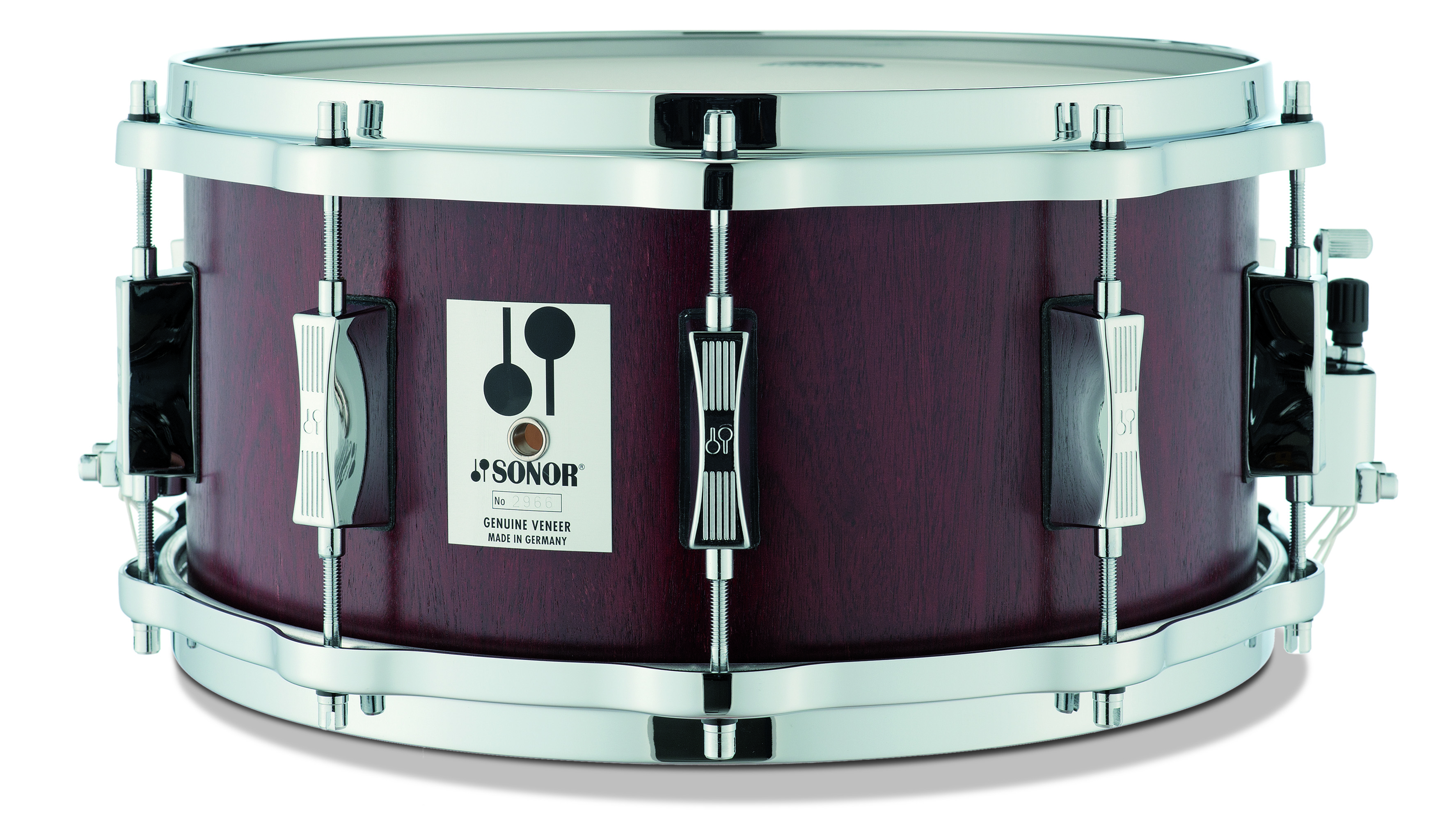 SONOR 14X6.5 SNARE DRUM MAHOGANY RED || Drummersuperstore