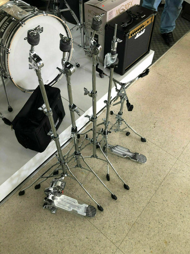 Rogers Dynomatic Swan leg Hardware Pack Six Piece With Pedal Bag