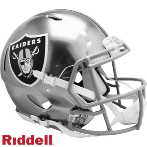 Las Vegas Raiders Helmet Riddell Authentic Full Size Speed Style FLASH Alternate Z157-9585562809