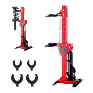  Strut Spring Compressor, 4.5 Ton/9920 LBS Hydraulic Jack Capacity, 1 Ton Rated Compression Force,  E415-ZXJZDHCZQJTYYH9F2V0