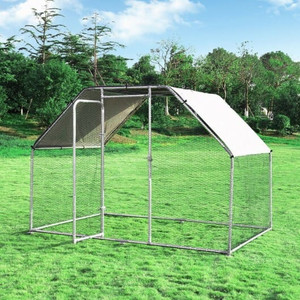 9.5 x 6.5 Feet Large Walk In Chicken Run Cage B593-PS7381+