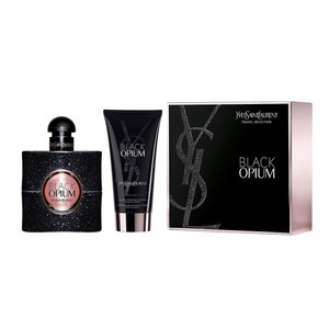 YSL BLACK OPIUM 2 PCS SET: 1.6 EAU DE PARFUM SPRAY + 1.6 SHIMMERING BODY LOTION Z991-YSLTM115203
