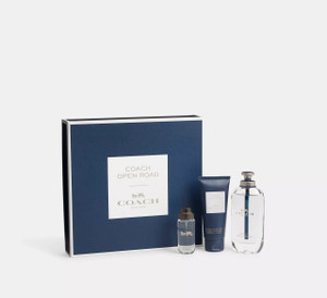 COACH OPEN ROAD 3 PCS SET FOR MEN: 3.3 EAU DE TOILETTE SPRAY + 0.5 EAU DE TOILETTE SPRAY + 3.3 SHOW Z991-COACHCC017C06S2
