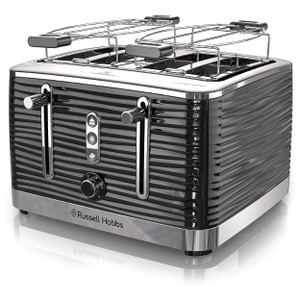 Russell Hobbs Retro Style 4 Slice Toaster in Black D970-TR9450BR