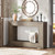 Modern Farmhouse 47-inch Long Entryway / Console Table in Grey Wood Finish Q280-GRWDFCST11948356