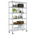 Heavy Duty 6-Shelf Metal Storage Rack Shelving Unit with Casters Q280-CASR19868915
