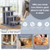 4-Step Pet Stairs Carpeted Ladder Ramp Scratching Post Cat Tree Climber-Beige B593-PS7174color