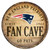 New England Patriots Sign Wood 14 Inch Round Barrel Top Design Z157-9416628477