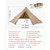 Hot Tent for 2 Persons, Portable Winter Tipi Tent with Stove Jack, Waterproof Camping Tents,  Ligh E415-RZPJZTXXH000R5C0H001V0
