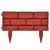 Lawn Divider with Brick Design 11 pcs A949-141257