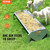 Livestock Feeding Trough, 22 Gallon Capacity, 45" Hay Feeder, Heavy Duty Steel Livestock Trough, Ga E415-SCWSQCSWSQ45LEOTGV0
