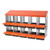 2 Tiers Chicken Nesting Boxes, 10 Compartments, Metal Egg Laying Boxes with Protective Collection L E415-JSCDX3045INCT4Y3W002V0