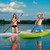 Inflatable Stand up Paddle Board iSUP Board Accessories with 3 Fins-S - Size: S D681-SP38211-S