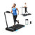 Fitness Room Bundle: Hanging Punching Bag Set + Folding Treadmill D681-R-SP38033+SP38242US-BL
