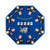 8-Player Foldable Poker Table Top with Carrying Bag-Blue B593-UY10155