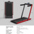 2-in-1 Folding Treadmill with Dual LED Display-Red - Color: Red D681-SP37747US-RE