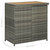 Bar Set Grey PE rattan, steel, solid acacia wood A949-313474