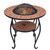 Mosaic Fire Pit Table Terracotta 26.8" Ceramic A949-46723