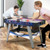 Air Powered Hockey Game Table with 2 Pushers and Pucks-Blue B593-UY10093