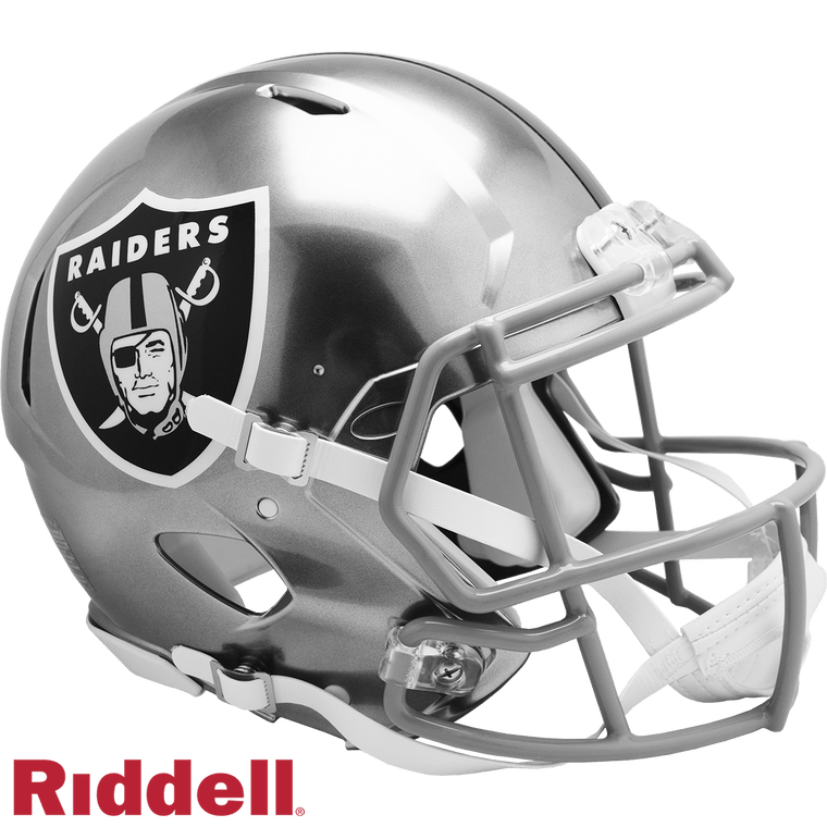 Las Vegas Raiders Helmet Riddell Authentic Full Size Speed Style FLASH Alternate Z157-9585562809