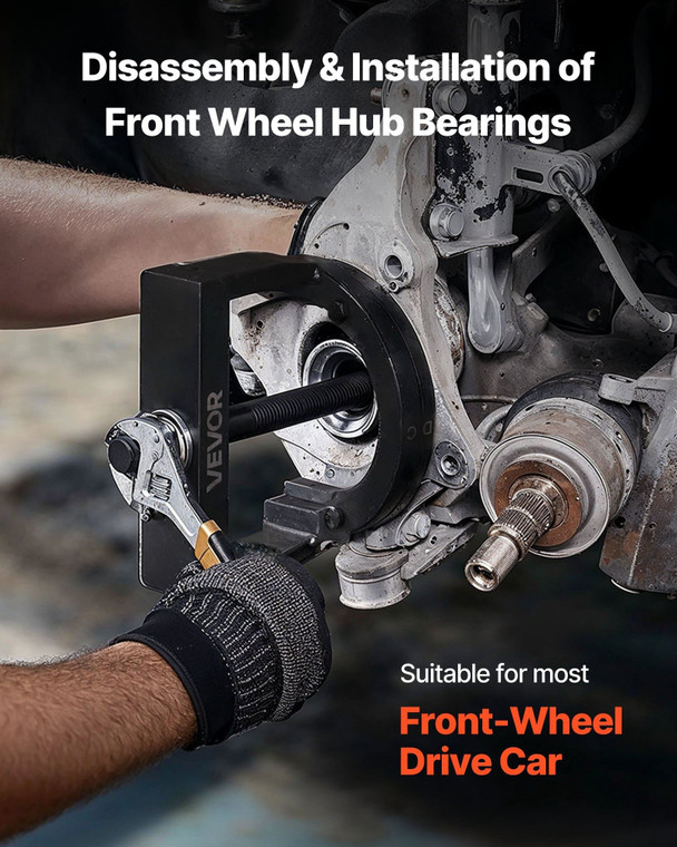 Master Wheel Hub & Bearing Remover & Installer Kit, Fits Most Front-Wheel Drive Vehicles, Front Whe E415-QCLGLBQHXLGLFQX30001V0