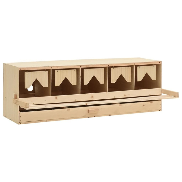 Chicken Laying Nest Brown and natural wood Solid pine wood, plywood A949-170660