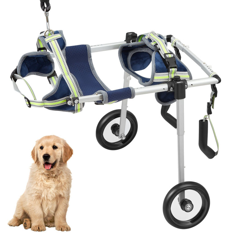 2 Wheels Dog Wheelchair for Back Legs, Pet Wheelchair Lightweight & Adjustable Assisting in Healing E415-CWLYLLSLLSXHJR1J3V0