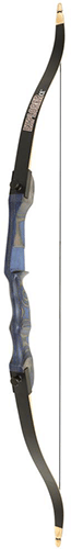 October Mountain Explorer CE Recurve Bow Blue 54 in. 20 lbs. RH R557-OMP2125420