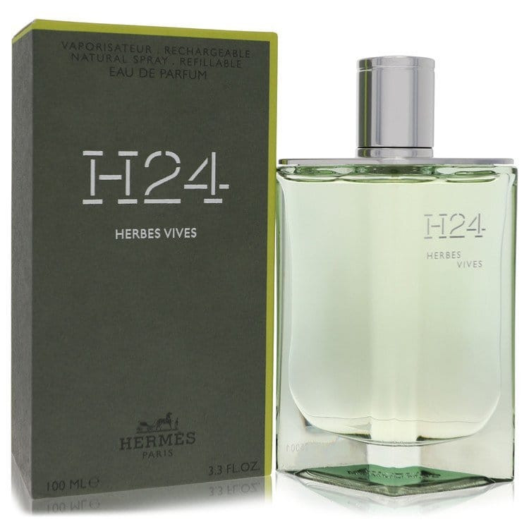 Hermes H24 Herbes Vives by Hermes Eau De Parfum Refillable Spray 3.4 oz (Men) V728-566138