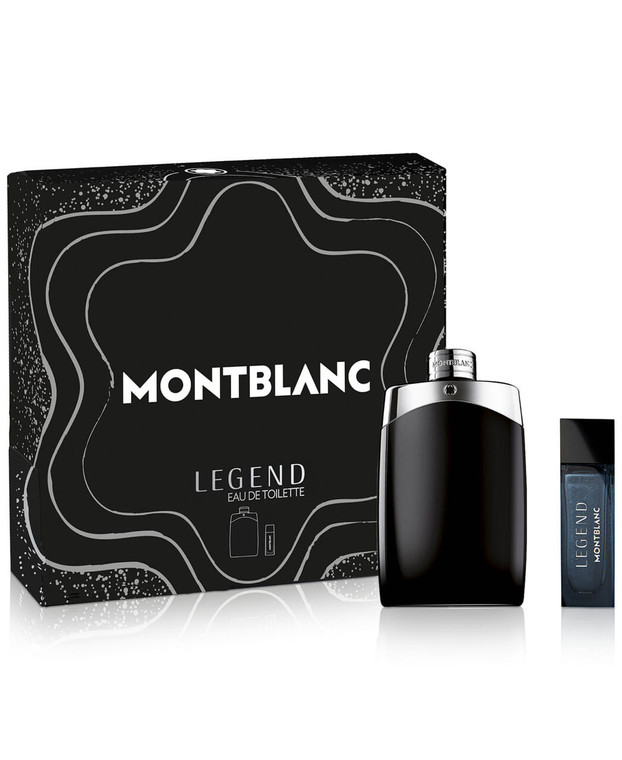 MONT BLANC LEGEND 2 PCS SET FOR MEN: 6.7 EAU DE TOILETTE SPRAY + 0.5 EAU DE TOILETTE SPRAY Z991-MB008C138