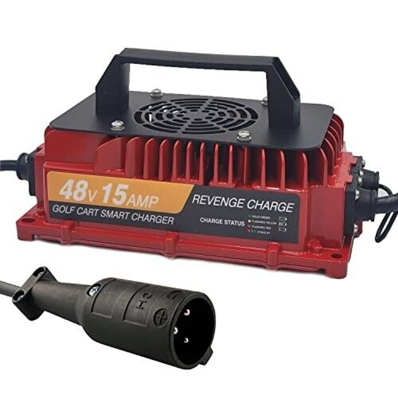 Revenge Golf Cart Parts & Accessories 15 AMP High Speed Club Car Battery  Charger for 48