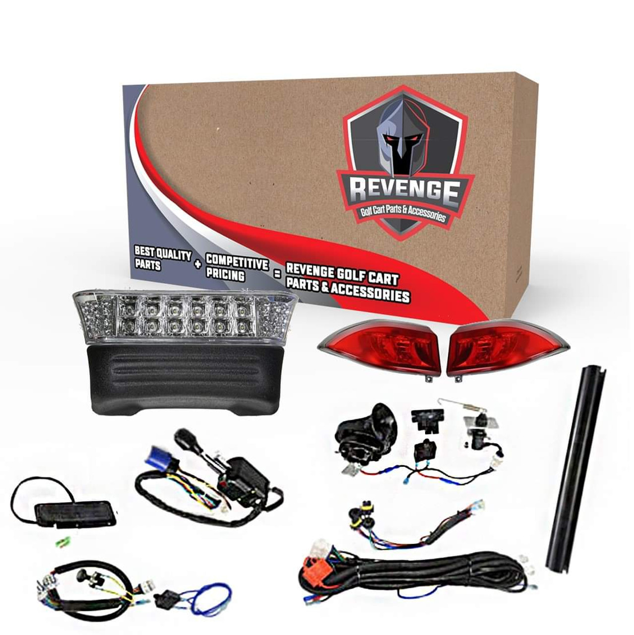 Club Car Precedent LED Ultimate Light Kit REVENGE GOLF CART PARTS & ACCESSORIES