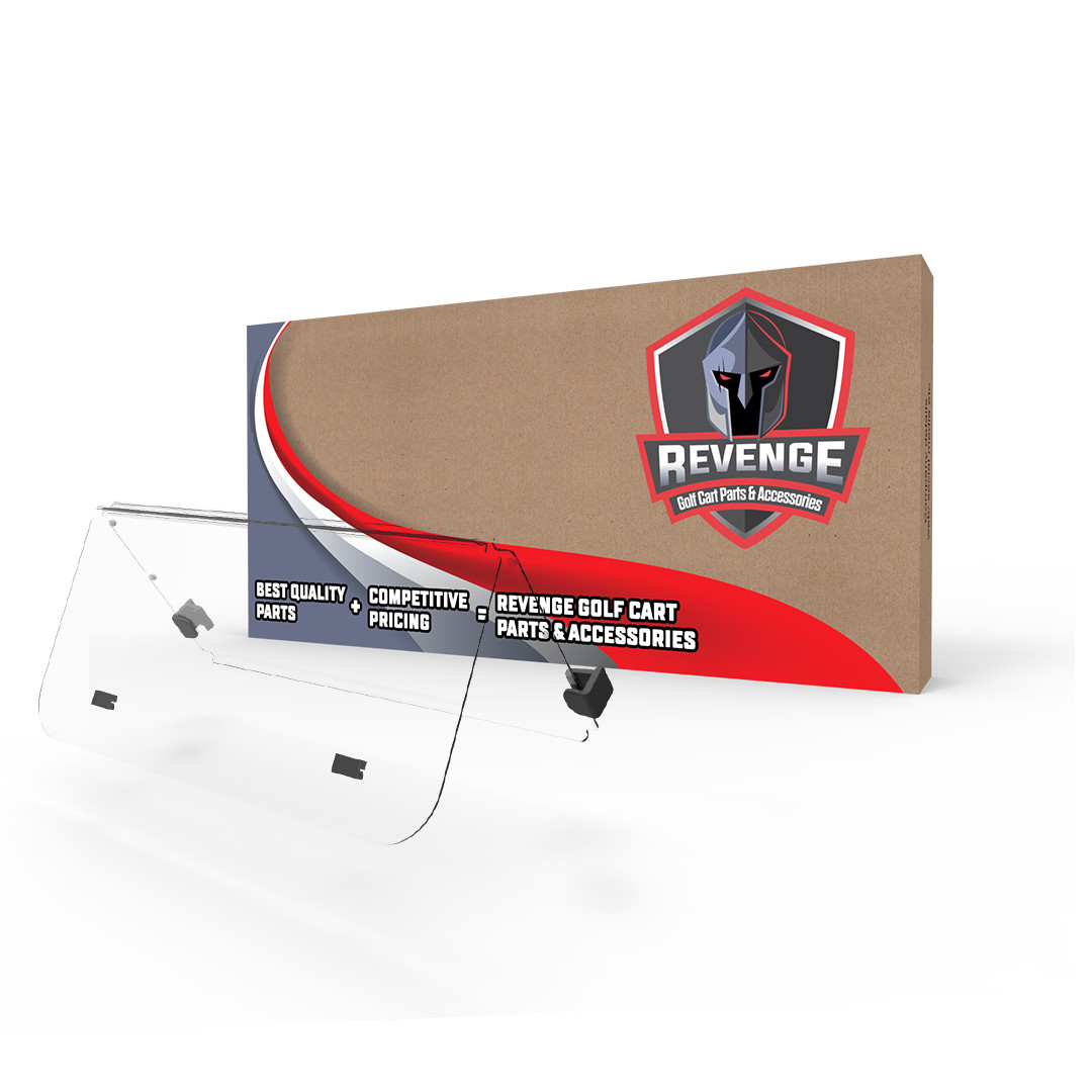 Clear Folding Windshield for Yamaha Model G22, WS-C1003-YMG2