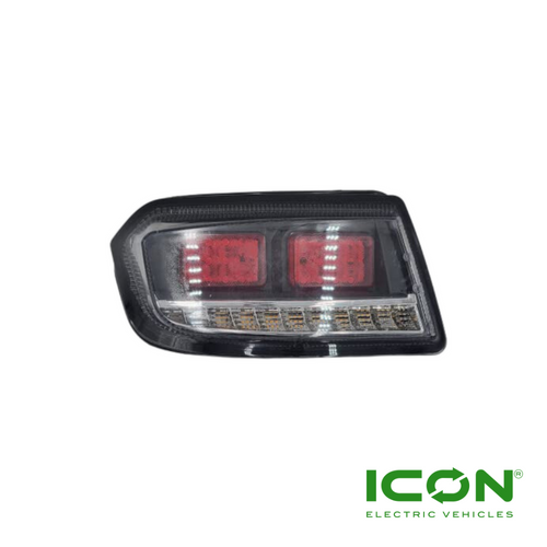 Driver Side (Left) Rear Taillight for ICON Golf Cart, LIGHT-704-IC, 3.03.001.900062, 3.202.01.010006