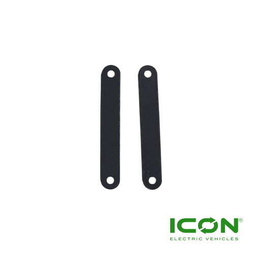 Rear Seat Kit Seat Belt Connecting Plate Supports (Pair) for ICON Golf Carts, ST-766-ICx2, 2.01.004.000133, 2.03.102.100007