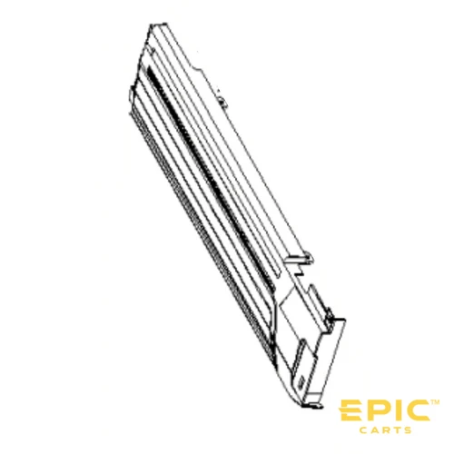 Passenger Side (Right) Front Side Skirt for EPIC E40FX, E60FX Golf Carts, BD-EPFX516, 3401014254