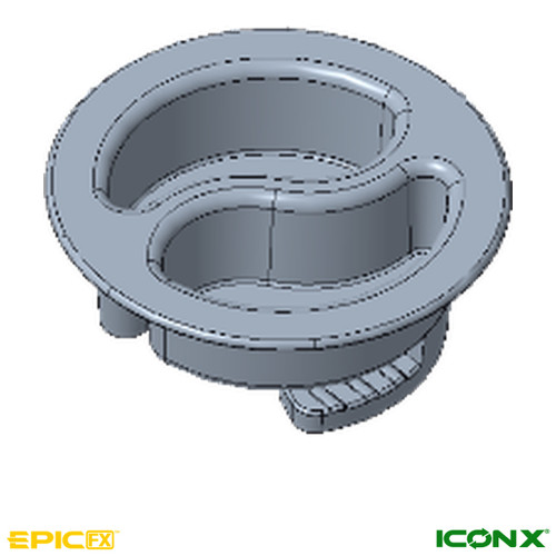 Rear Trunk Cap for EPIC E40FX Golf Carts, BD-EPFX514, 3401014220